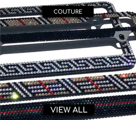 COUTURE DESIGN Crystal License Plate Frame - ICY Couture