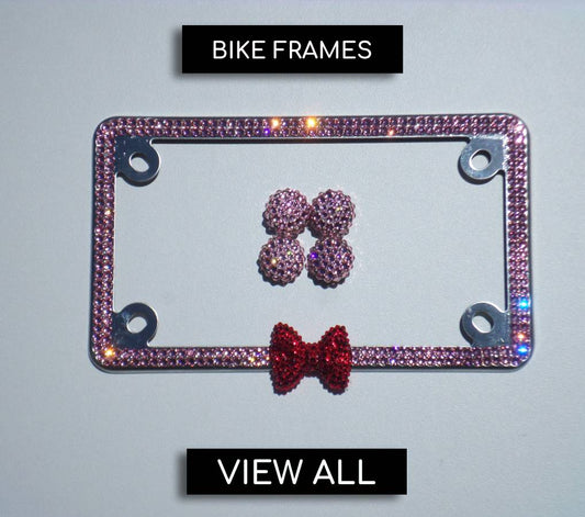 Custom Crystal Motorcycle License Plate Frame | ICY Couture - ICY Couture