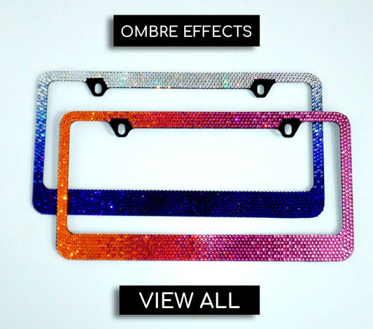 OMBRE DESIGN Crystal License Plate Frame - ICY Couture