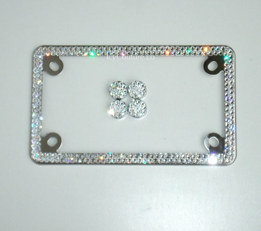 Custom Crystal Motorcycle License Plate Frame | ICY Couture - ICY Couture