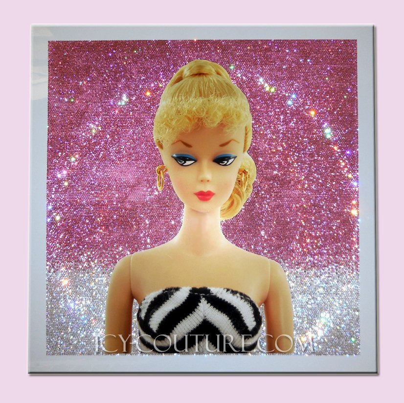 Custom Crystallized Wall Art by ICY Couture