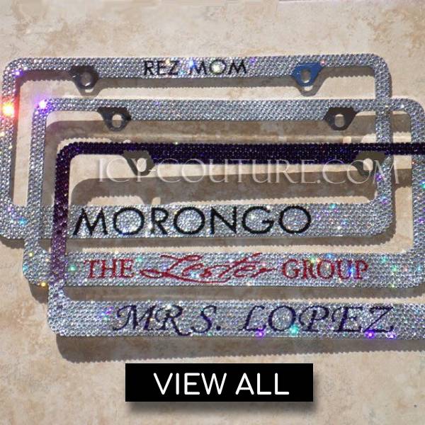 View All ICY Couture Crystal License Plate Frames Designs