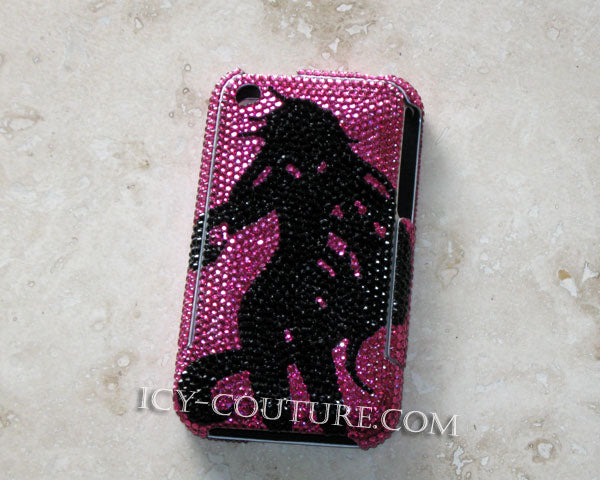 COUTURE DESIGN Funda de cristal de lujo para teléfono móvil