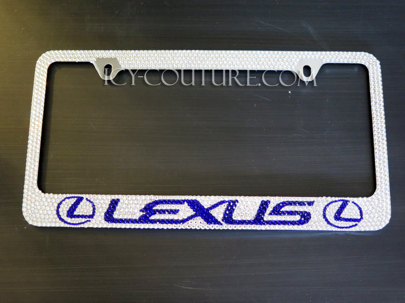 CUSTOM MESSAGE | Bedazzled License Plate Frame | ICY Couture Luxury Car Jewelry
