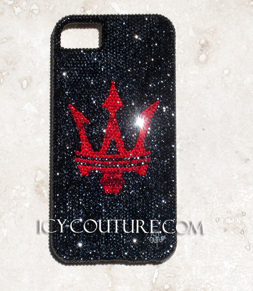 COUTURE DESIGN Funda de cristal de lujo para teléfono móvil