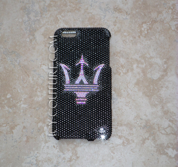 COUTURE DESIGN Funda de cristal de lujo para teléfono móvil