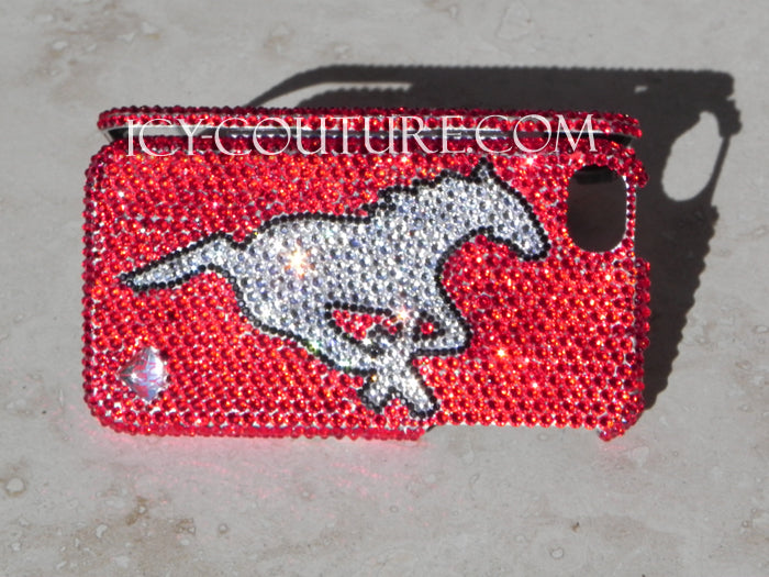 COUTURE DESIGN Funda de cristal de lujo para teléfono móvil