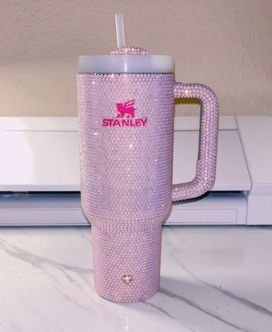 Custom Crystal Tumbler Cups | Monogram, Initials & Writing By ICY Couture