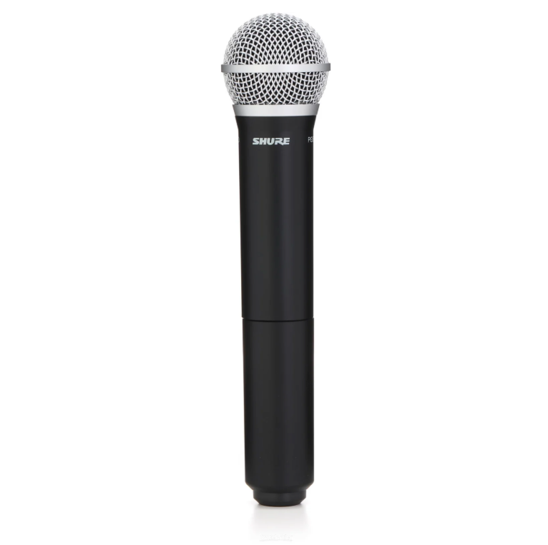 A Microphone ordered for crystal customization: Shure BLX2/PG58 Wireless Handheld Microphone Transmitter (H10 Band) 