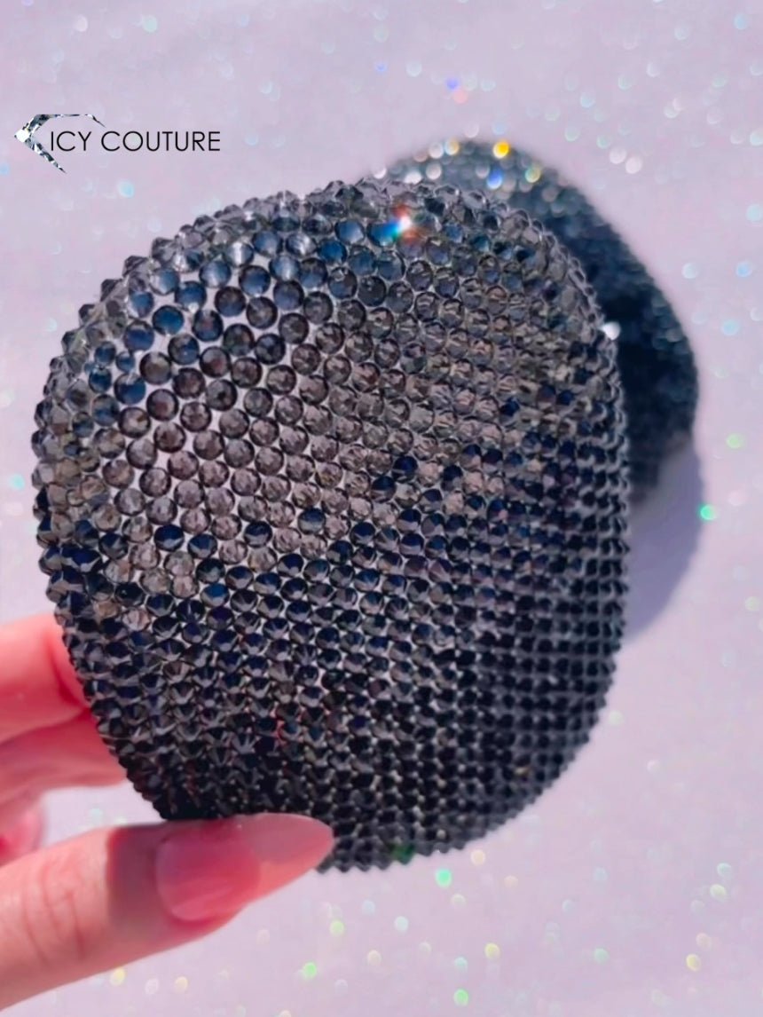 FOR AIRPODS MAX CUSTOM CRYSTAL EAR CUPS COVERS | LUXURY SNAP-ON BLING