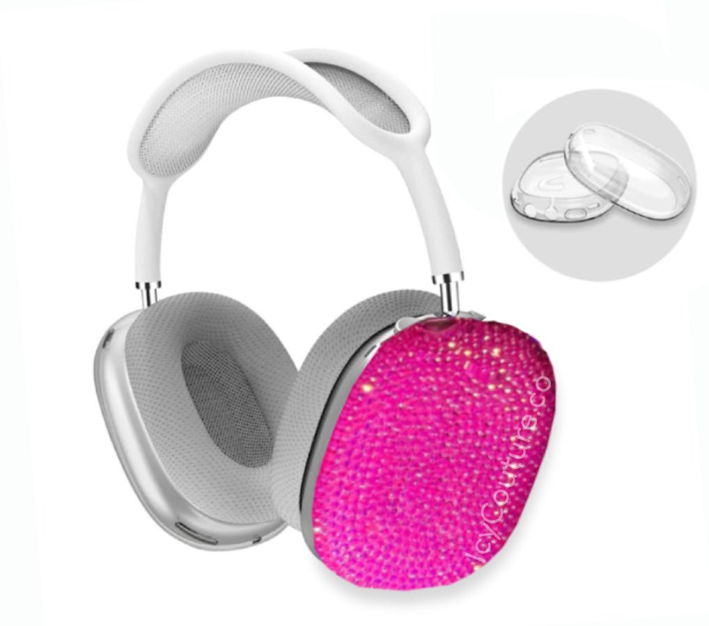 FOR AIRPODS MAX CUSTOM CRYSTAL EAR CUPS COVERS | LUXURY SNAP-ON BLING