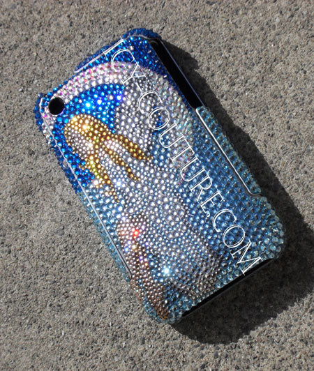 COUTURE DESIGN Funda de cristal de lujo para teléfono móvil
