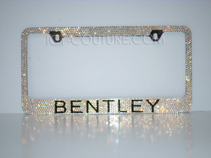 CUSTOM MESSAGE | Bedazzled License Plate Frame | ICY Couture Luxury Car Jewelry