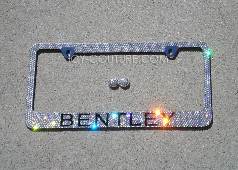 CUSTOM MESSAGE | Bedazzled License Plate Frame | ICY Couture Luxury Car Jewelry