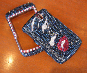 COUTURE DESIGN Funda de cristal de lujo para teléfono móvil