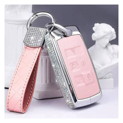 Bling Key Cover Fits Land Rover/Range Rover from 2018 - 2020 | Pink, Black - ICY Couture