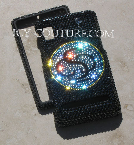 COUTURE DESIGN Funda de cristal de lujo para teléfono móvil