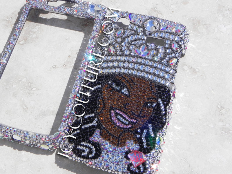 COUTURE DESIGN Funda de cristal de lujo para teléfono móvil