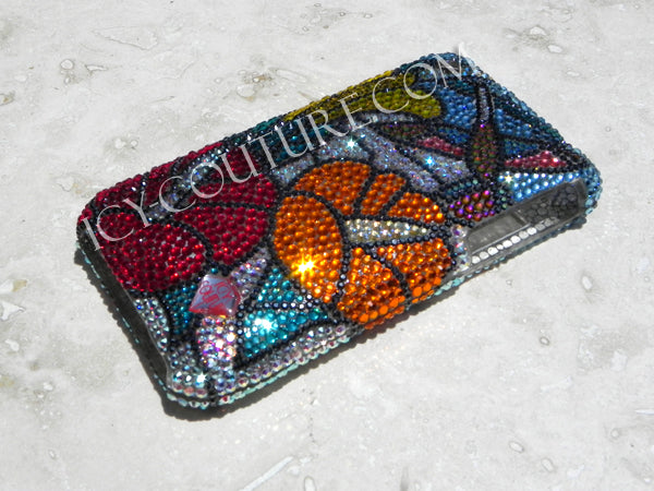 COUTURE DESIGN Housse de téléphone portable en cristal de luxe