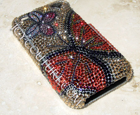 COUTURE DESIGN Funda de cristal de lujo para teléfono móvil