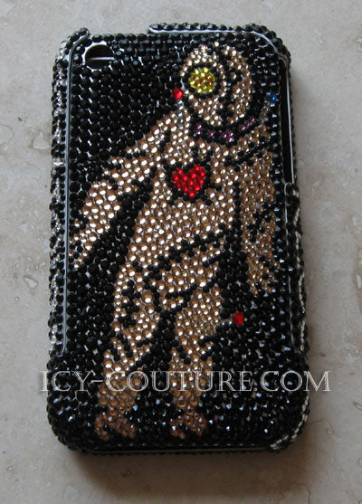 COUTURE DESIGN Funda de cristal de lujo para teléfono móvil