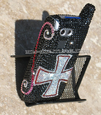 COUTURE DESIGN Funda de cristal de lujo para teléfono móvil