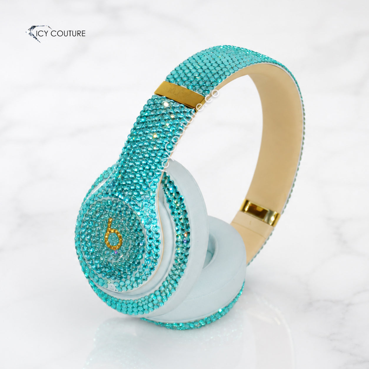 Auriculares Cristalizados DE COLOR LISO.