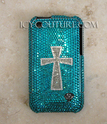 COUTURE DESIGN Funda de cristal de lujo para teléfono móvil