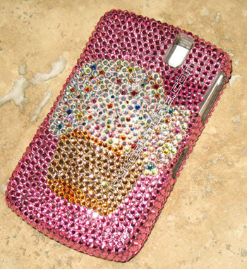 COUTURE DESIGN Funda de cristal de lujo para teléfono móvil