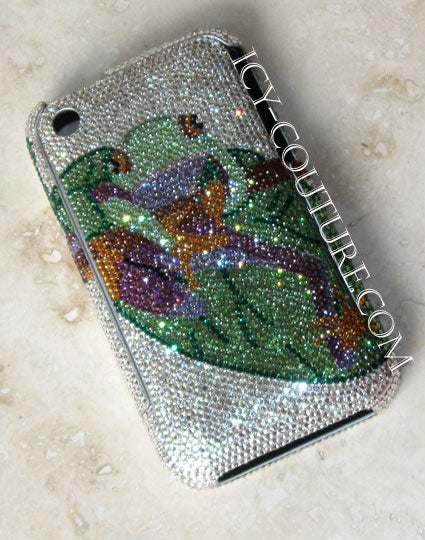 COUTURE DESIGN Funda de cristal de lujo para teléfono móvil