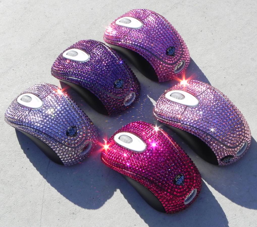 Crystallized Computer Mice - ICY Couture