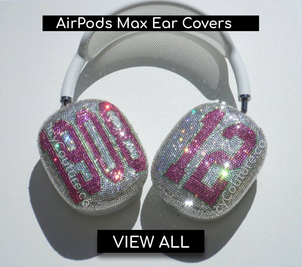 AirPods Max Crystal Ear Covers | Snap-On By ICY Couture
