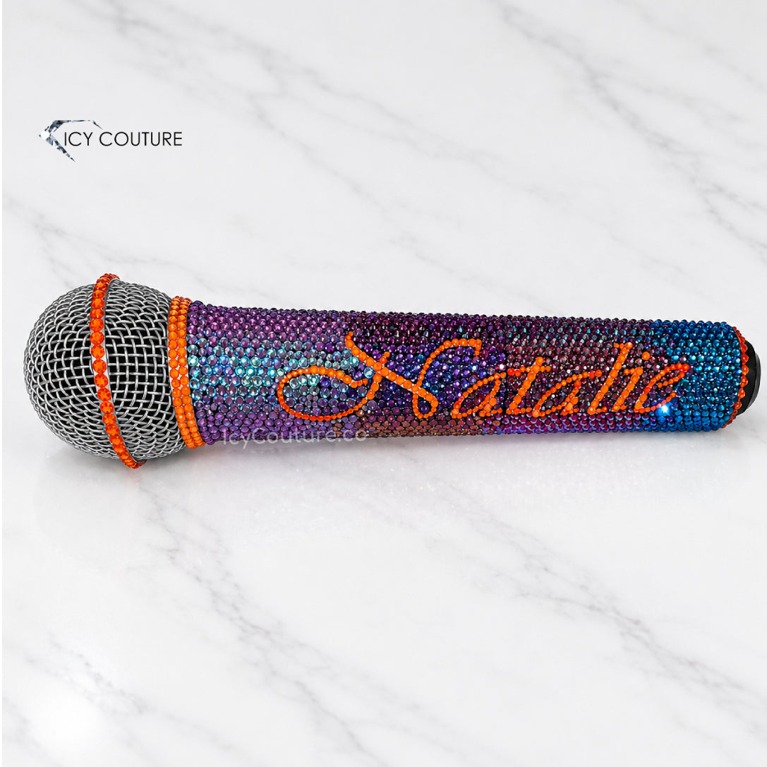 Micrófono cristalizado OMBRE DESIGN personalizado
