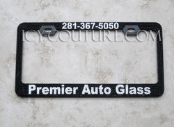 CUSTOM MESSAGE | ICY License Plate Frame