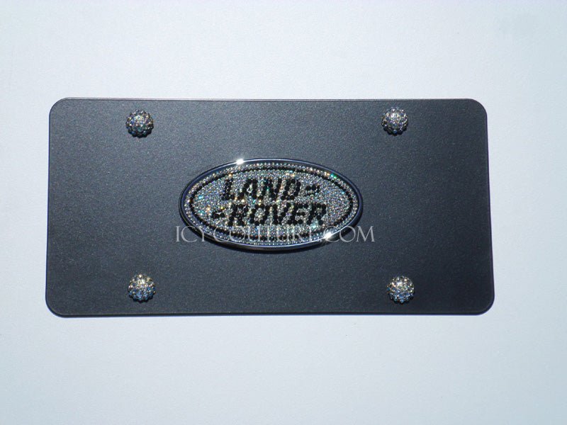 CUSTOM LOGO | Crystal License Plate | Luxury Mobile Branding By ICY Couture