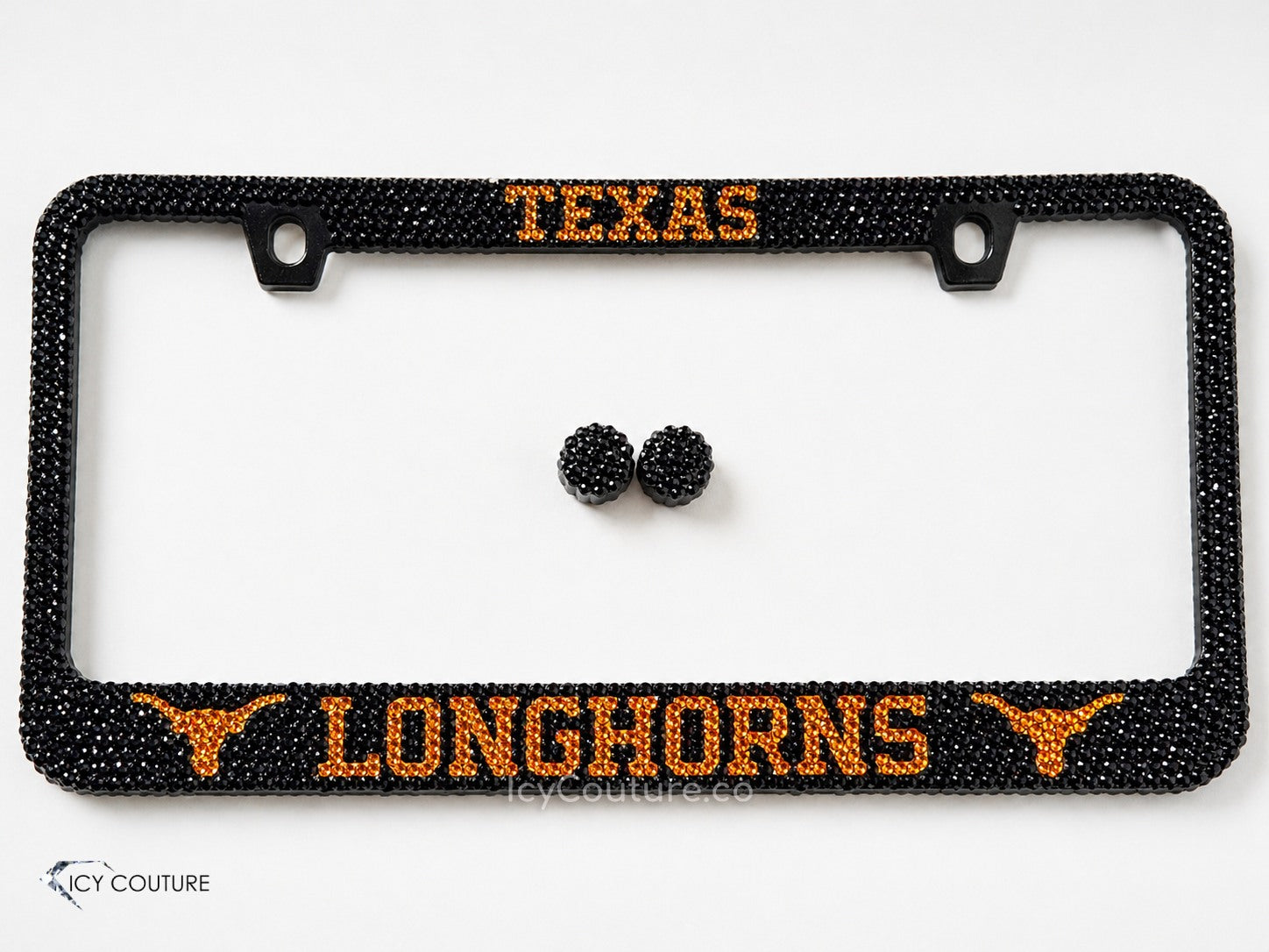 CUSTOM MESSAGE | Bedazzled License Plate Frame | ICY Couture Luxury Car Jewelry