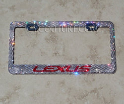 CUSTOM MESSAGE Crystal License Plate Frame - ICY Couture