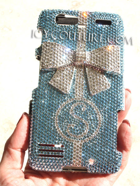 COUTURE DESIGN Funda de cristal de lujo para teléfono móvil