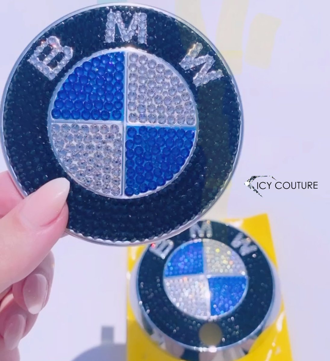 BMW Emblems Customized With Swarovski Crystals | Luxury Car Jewelry