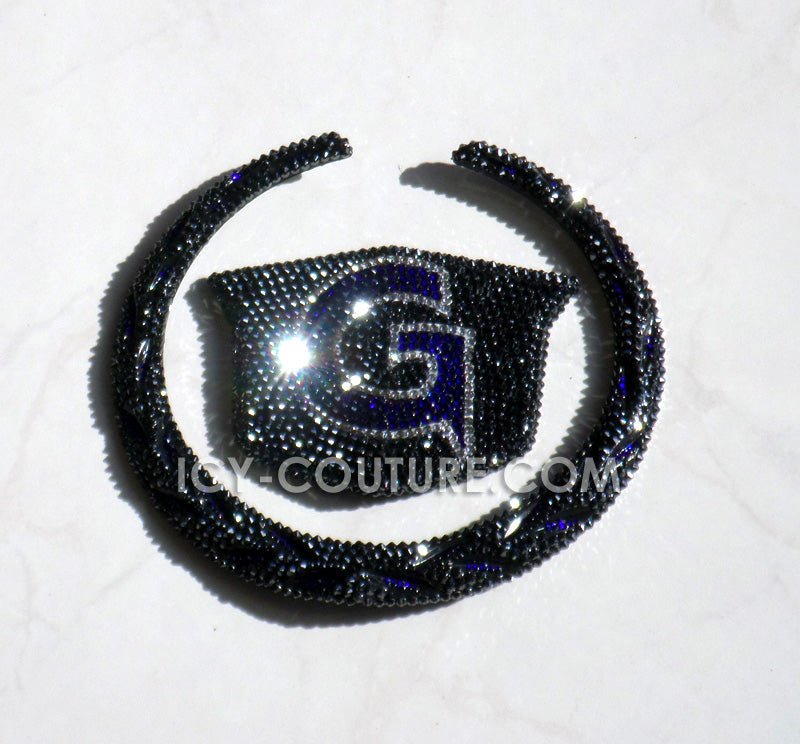 Cadillac Emblems Customized With Crystals | Luxury Car Jewelry