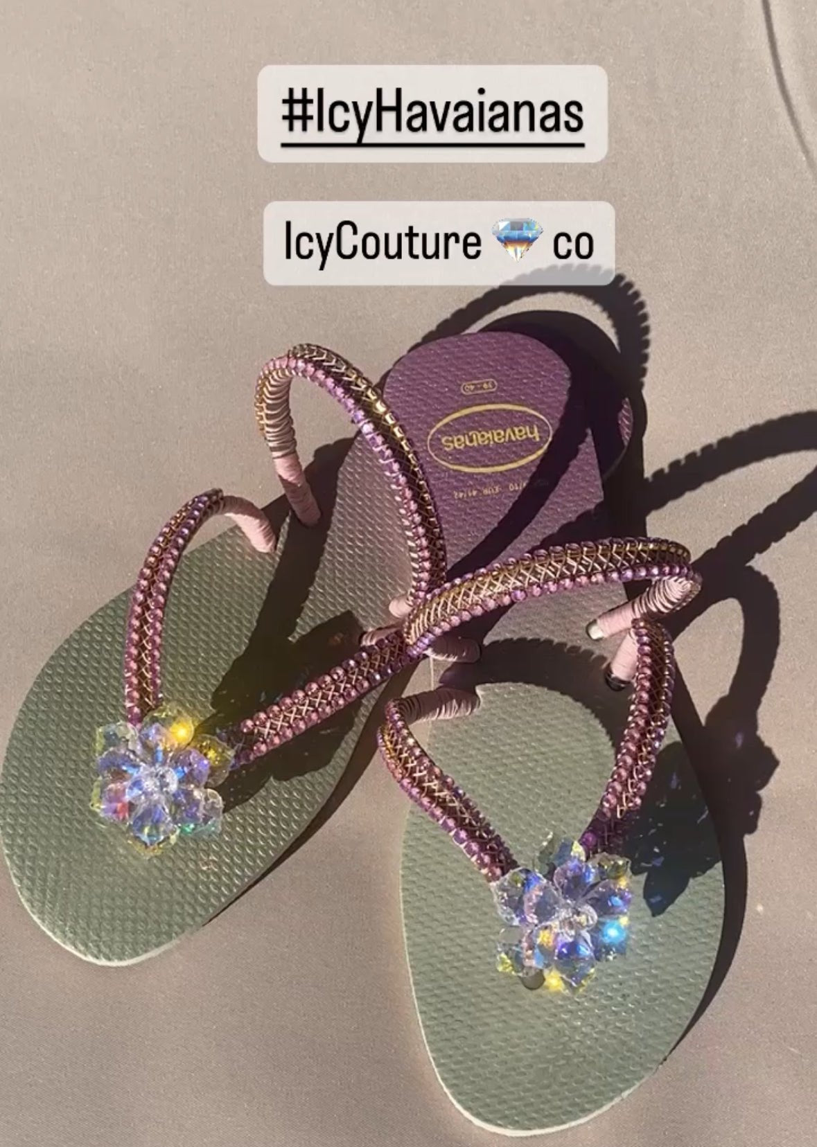 Design Your Dream Sandals! ✨ Bling Out Havaianas with ICY Couture | Various Colors - ICY Couture