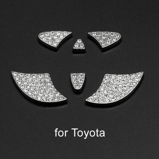 Diamond - looking Steering Wheel Bling Sticker for Various Cars - ICY Couture