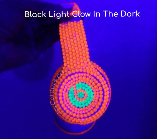 "DJ Dream" Glow in the Dark Crystallized Beats Solo 3 Wireless | Premium Glass Rhinestones - ICY Couture