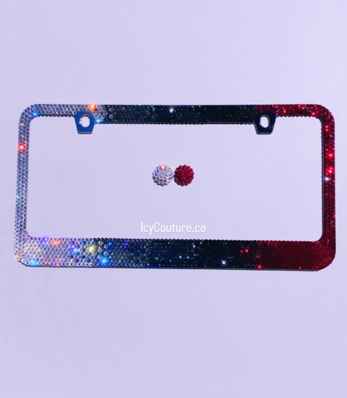 Enigma Ombre - Designer Edition Crystallized Bling License Plate Frame - ICY Couture