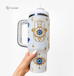 Evil Eye Crystal Stanley Tumbler
