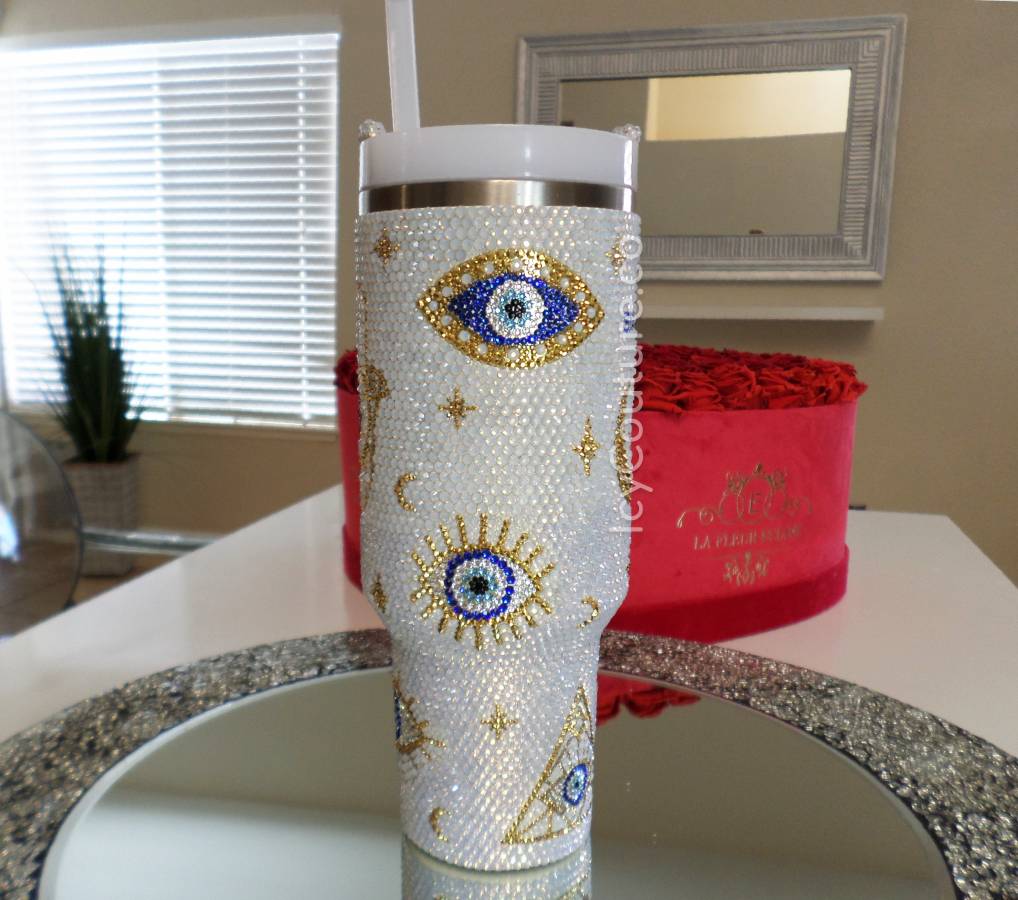 Evil Eye Protection ICY Stanley Cup | 14oz - 40oz - ICY Couture