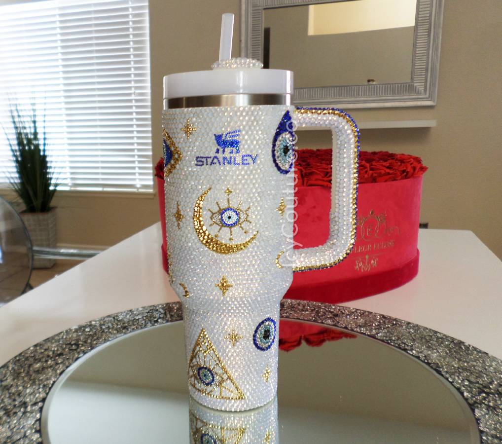Evil Eye Protection ICY Stanley Cup | 14oz - 40oz - ICY Couture