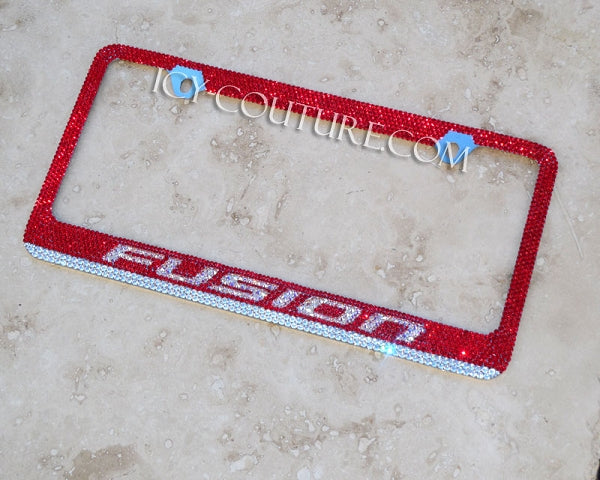CUSTOM MESSAGE | Bedazzled License Plate Frame | ICY Couture Luxury Car Jewelry