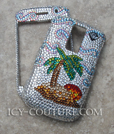 COUTURE DESIGN Funda de cristal de lujo para teléfono móvil