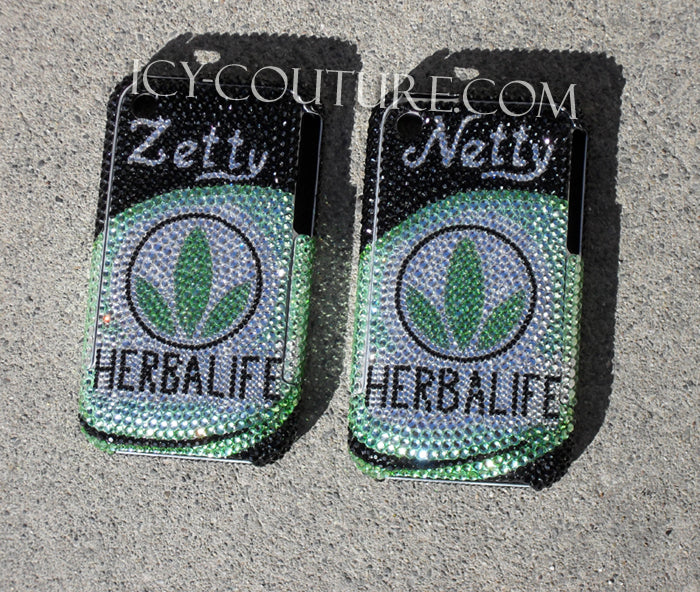 COUTURE DESIGN Funda de cristal de lujo para teléfono móvil